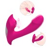 Titreşimli ve Klitoris Emişli G-Spot Vibratör