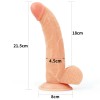 İçi Dolu 22 cm Belden Bağlamalı Penis Strapon