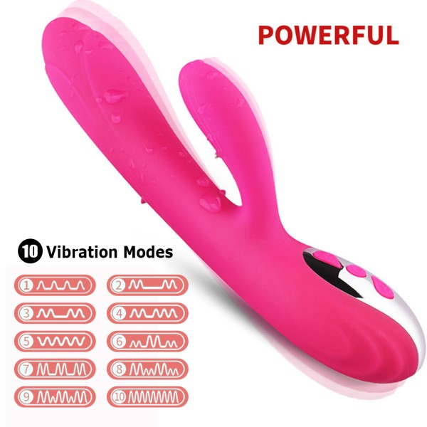 USB Şar Edilebilir Klitoris Uyarıcılı Isıtmalı Vibratör