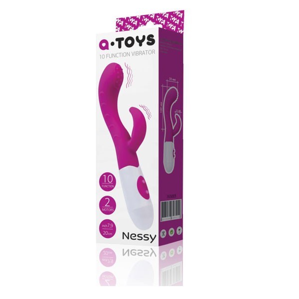 TOYFA Nessy Klitoral Uyarıcı Vibratör, 20 cm